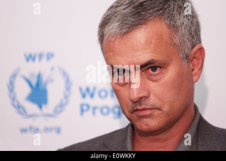 Jose Mourinho annunciando il suo ruolo come ambasciatore del PAM Foto Stock