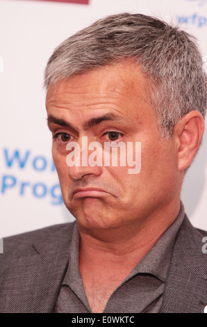 Jose Mourinho annunciando il suo ruolo come ambasciatore del PAM Foto Stock