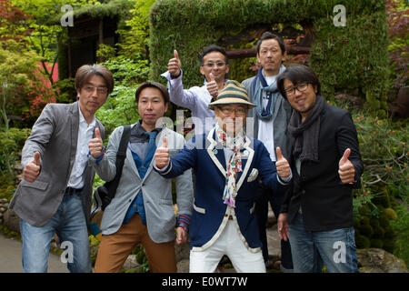 A Chelsea, Londra, Regno Unito. 20 maggio 2014,Togenkyo Ð un paradiso sulla terra ha vinto l'oro per il miglior artigiano giardino disegnato da Kazuyuki Ishihara Credito: Keith Larby/ALamy Live News Foto Stock