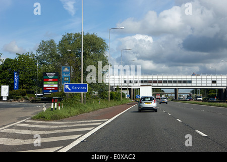 Charnock Richard servizi stazione di servizio autostradale autostrada M6 England Regno Unito Foto Stock