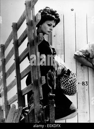 Attrice Sophia Loren in una scena da "Judith' Foto Stock