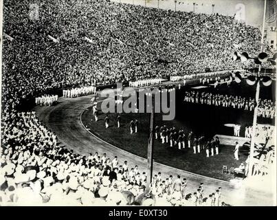 Sett. 05, 1967 - Cerimonia di Apertura del 1932 in occasione dei Giochi Olimpici di Los Angeles Foto Stock