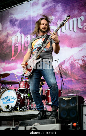 Columbus, Ohio, Stati Uniti d'America. 16 Maggio, 2014. sul palco di rock sulla gamma festival in Columbus, Ohio. I membri della band: © Igor Vidyashev/ZUMAPRESS.com/Alamy Live News Foto Stock