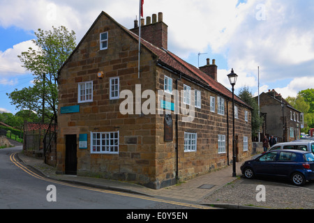 La Captain Cook auletta scuola Museo in grande Ayton, North Yorkshire, Inghilterra, Regno Unito. Foto Stock