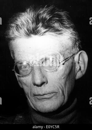 Scrittore Samuel Beckett vince 1969 Premio Nobel Foto Stock