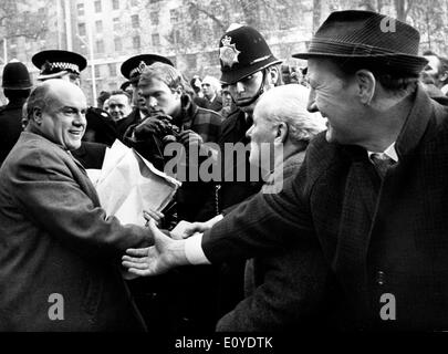 Jan 01, 1970 - Londra, Inghilterra, Regno Unito - File (foto) LAWRENCE DALY è un ex minatore di carbone e sindacalista. Egli era il generale Foto Stock