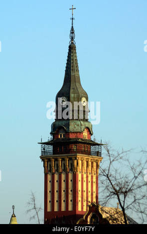 Subotica Szabadka Serbia municipio edificio Foto Stock