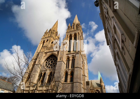Truro Cathedral, Truro, Cornwall, Regno Unito. Foto Stock