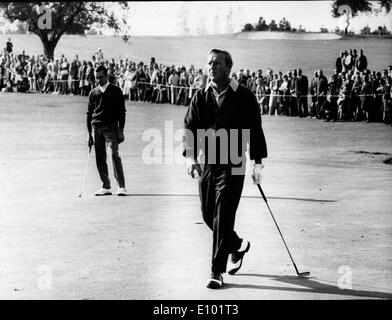 Giocatore di golf Arnold Palmer vince il Trofeo LANCOME Foto Stock