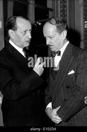 ANDRE MALRAUX (Novembre 3, 1901 Novembre 23, 1976) un autore francese, avventuriero e statista francese della politica e della cultura. Foto Stock