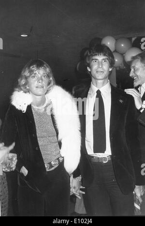 Attore Anthony Perkins e Berry Berenson a beneficio Foto Stock