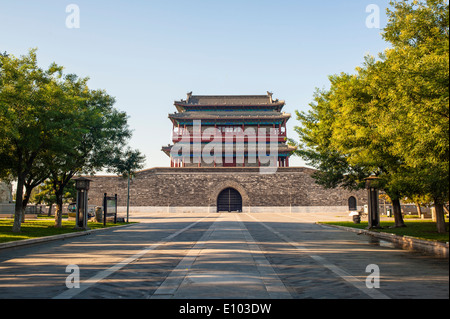 Torre YongDing a Pechino, ricostruita nel 2004 Foto Stock