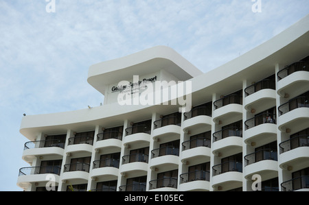 Golden Sands Resort, hotel Shangrila di Batu Feringgi Beach, Isola di Penang, Malaysia, sud-est asiatico Foto Stock