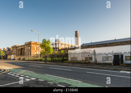 La facciata dell'ora in disuso Crumlin Road prigione, Belfast. Foto Stock