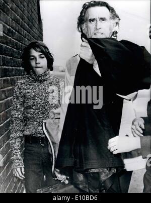 Mar 03, 1972 - che battono una visita a Londra di Marlon Brando: Marlon Brando, il famoso film di star, e suo figlio Christian volato in Foto Stock