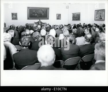 Apr. 04, 1972 - Edward Teller: scienziato nucleare e professore all'Università di Berkeley ha parlato delle difficoltà del militare atomica equilibrio di potenza presso la Libreria ungherese e storica Società, Ungherese House. Credito foto Don Soucy. Foto Stock