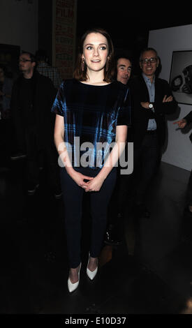 Londra, UK, UK. 24 gen 2014. Charlotte Ritchie assiste la Premiere mondiale di ''Benny & Jolene'' al BFI Southbank. © Ferdaus Shamim/ZUMA filo/ZUMAPRESS.com/Alamy Live News Foto Stock