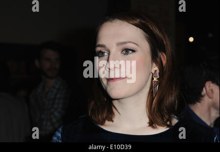 Londra, UK, UK. 24 gen 2014. Charlotte Ritchie assiste la Premiere mondiale di ''Benny & Jolene'' al BFI Southbank. © Ferdaus Shamim/ZUMA filo/ZUMAPRESS.com/Alamy Live News Foto Stock