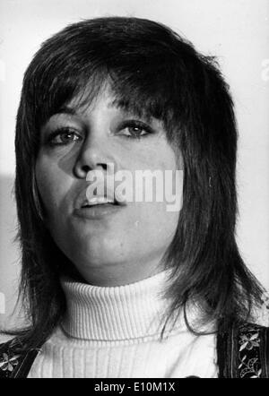 Close-up di attrice Jane Fonda Foto Stock