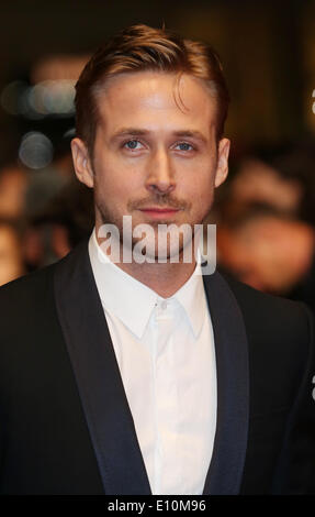 Noi Direttore Ryan Gosling arriva per la premiere del film 'Lost River' alla 67th annuale di Cannes Film Festival di Cannes, Francia, 20 maggio 2014. Il film è presentato nella sezione Un Certain Regard del festival che corre dal 14 al 25 maggio. Foto: Hubert Boesl/dpa - NESSUN SERVIZIO DI FILO Foto Stock