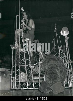 Maggio 05, 1975 - Alice Cooper - ''Benvenuti nel mio incubo '' medie Square Garden, ES Foto Stock