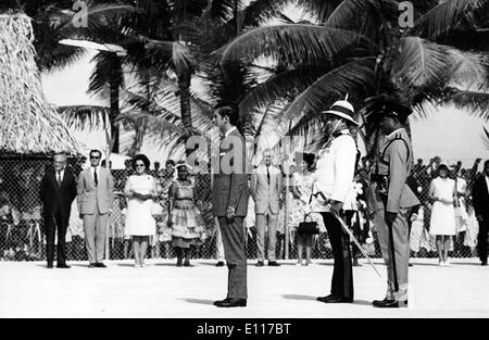 Il principe Charles visite Ellis Island Foto Stock