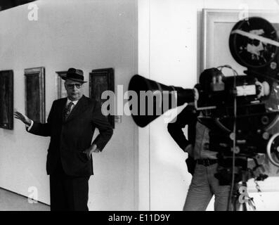 Apr 20, 1977; Paris, Francia; Direttore Roberto ROSSELINI (1906-1977), marito di attrice Ingrid Bergman. (Credito Immagine: © Foto Stock