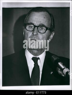 Nov. 11, 1979 - The Waldorf Astoria Hotel di novembre 1979, il New York Hilton Hotel di New York City. La ripubblicazione candidato presidenziale 1980, George Bush ha parlato di una colazione allevatore questa mattina. Foto Stock