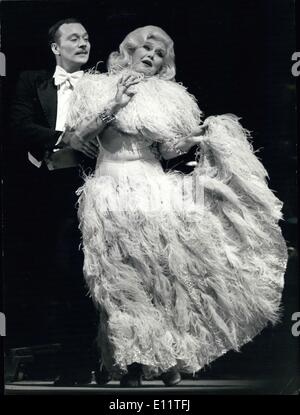 Mar 05, 1980 - ballerino Ginger Rogers & Fred Astaire in Parigi Foto Stock