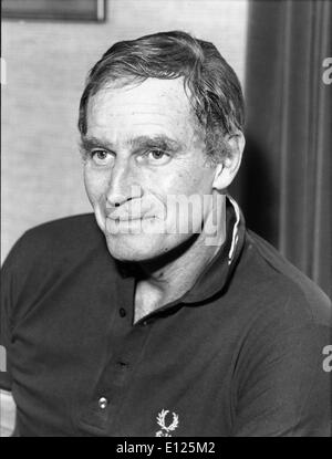 Maggio 14, 1988; Madrid, Spagna; attore Charlton Heston noto per i suoi ruoli di religiosi in 'Ben-Hur' e 'i dieci comandamenti". Foto Stock