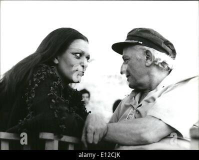 Il 12 Dic. 2011 - attrice Melina Mercuri Foto Stock