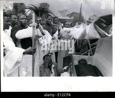 16 dic 2011 - Mboya della morte. Foto Stock