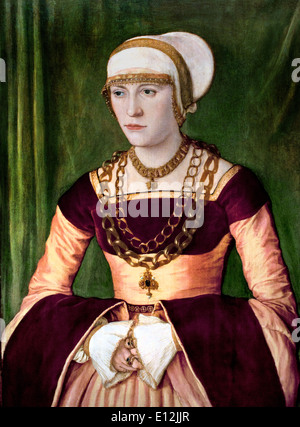 Ritratto di Ursula Rudolph 1528 Barthel Beham Norimberga 1502- Italia 1540 il tedesco in Germania Foto Stock