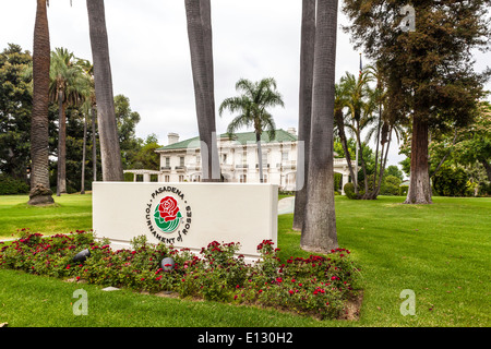 Il William Wrigley Mansion in pasadena california ora il torneo di Casa delle Rose Foto Stock