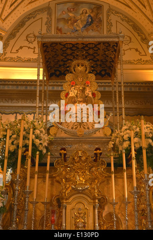 Virgen del Rocio, Nostra Signora del Rocio, Almonte, Huelva, Andalusia, Spagna, Europa Foto Stock