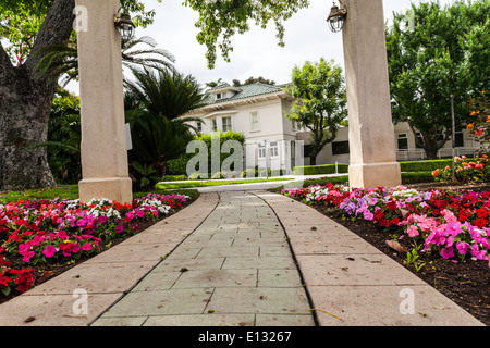 Il William Wrigley Mansion in pasadena california ora il torneo di Casa delle Rose Foto Stock