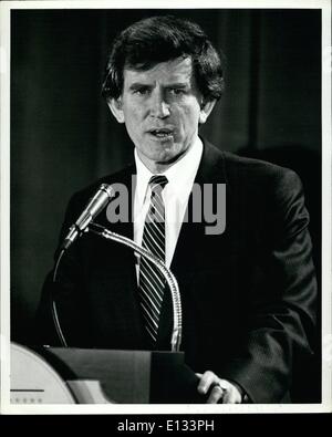 Febbraio 26, 2012 - Gary Hart Foto Stock