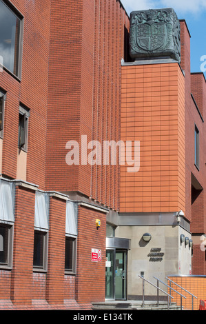 Leeds combinato Centro corte, nello Yorkshire, Inghilterra, Regno Unito Foto Stock