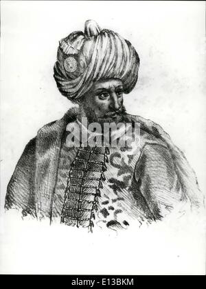 Febbraio 29, 2012 - Gli ebrei sefarditi in Turchia. Stampa in bianco e nero (B) Sultano Beyazit II: Sultan Beyazit II figlio di Mehmet II il conquistatore che al momento dell'espulsione degli ebrei dalla Spagna nel 1492, ha aperto le porte dell'impero ottomano per gli esuli e diede loro rifugio. Lo spagnolo ebrei è venuto soprattutto a Salonicco, Smyna e a Costantinopoli. Foto Stock