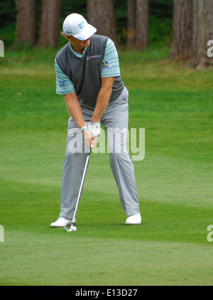 Wentworth, Surrey, Regno Unito. 21 maggio 2014. Ernie Els durante il BMW PGA Championship Wentworth Pro-Am , Surrey UK Credit: Bigred/Alamy Live News Foto Stock