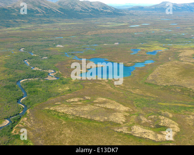 Fiume di Kwethluk Foto Stock