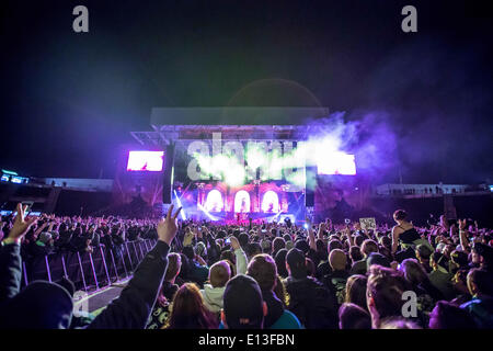 Columbus, Ohio, Stati Uniti d'America. 19 Maggio, 2014. Atmosfera su due giorno del 2014 Rock sulla gamma Festival all equipaggio Stadium di Columbus Ohio su 17 maggio 2014 © Marc Nader/ZUMA filo/ZUMAPRESS.com/Alamy Live News Foto Stock