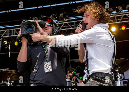 Columbus, Ohio, Stati Uniti d'America. Il 20 maggio 2014. Cieli seminterrato esegue il giorno tre del 2014 Rock sulla gamma Festival all equipaggio Stadium di Columbus Ohio il 18 maggio 2014 © Marc Nader/ZUMA filo/ZUMAPRESS.com/Alamy Live News Foto Stock