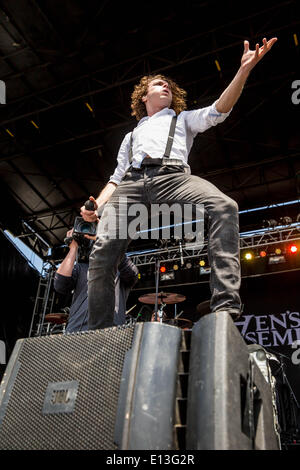 Columbus, Ohio, Stati Uniti d'America. Il 20 maggio 2014. Cieli seminterrato esegue il giorno tre del 2014 Rock sulla gamma Festival all equipaggio Stadium di Columbus Ohio il 18 maggio 2014 © Marc Nader/ZUMA filo/ZUMAPRESS.com/Alamy Live News Foto Stock