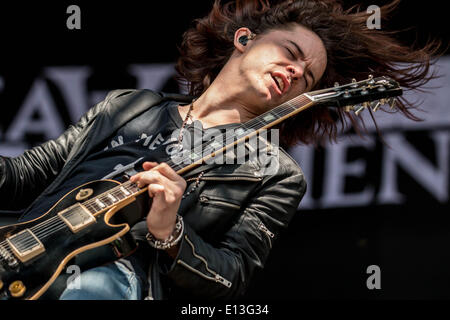 Columbus, Ohio, Stati Uniti d'America. Il 20 maggio 2014. Cieli seminterrato esegue il giorno tre del 2014 Rock sulla gamma Festival all equipaggio Stadium di Columbus Ohio il 18 maggio 2014 © Marc Nader/ZUMA filo/ZUMAPRESS.com/Alamy Live News Foto Stock