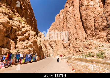 Todra gorge a Tinghir, Marocco, Africa Foto Stock