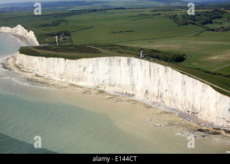 Belle Tout faro vista aerea Foto Stock