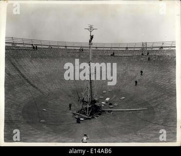 Apr. 17, 2012 - Jodrell Bank Radio Telescope Foto Stock