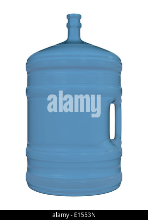 3D render digitale di una brocca di acqua isolati su sfondo bianco Foto Stock