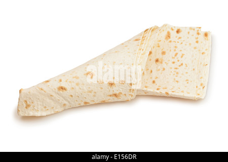 Panino pita isolato Foto Stock